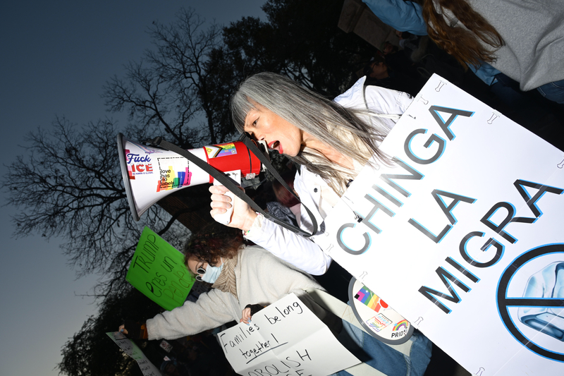 Hundreds of Texas public school students walk out to protest ICE killings