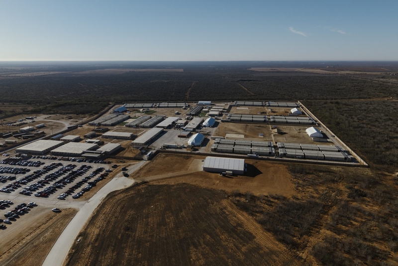 The South Texas Family Residential Center in Dilley on January 20. 2026.