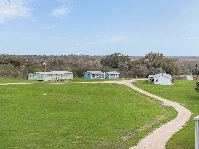 An aerial view of Camp Oak Haven in Colorado Co. The camp was forced to close after the state legislature passed new across-the-board restrictions and higher fees.