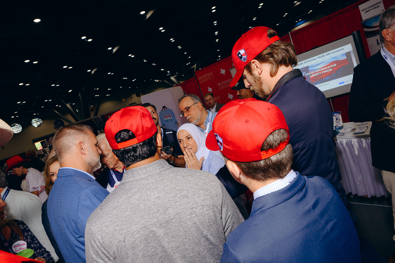 A Muslim Texan sought to find his place in the party at the state GOP convention. He left in tears.