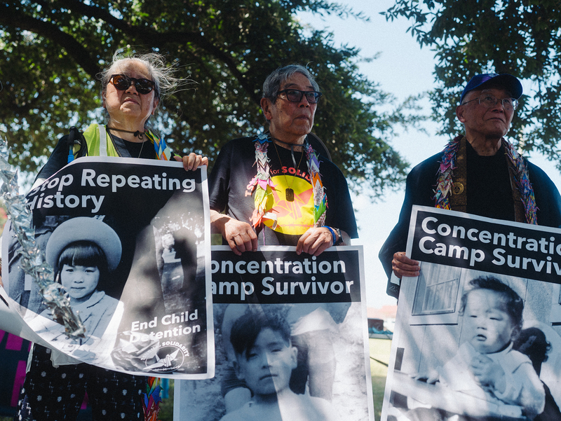 Japanese internment survivors, faith leaders demand closure of South Texas ICE detention center