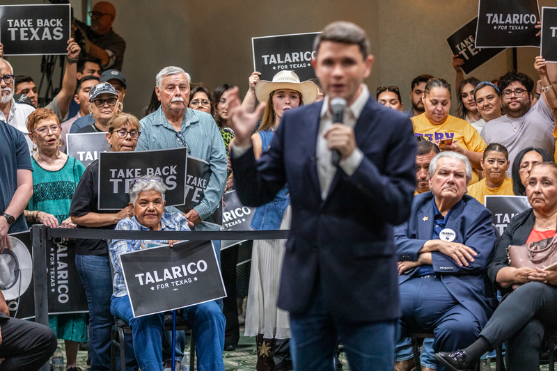 Paxton and Talarico open battle for South Texas with dueling rallies, diverging pitches
