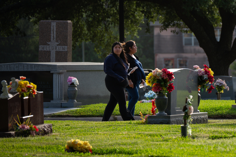 At a Houston funeral home, a community comes together to pay respects to Lorenzo Salgado Araujo
