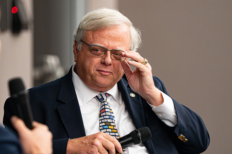 State State Sen. Paul Bettencourt, R-Houston, at a live event hosted by The Texas Tribune at Lone Star College Conference Center Oct. 29, 2025, in Houston. (Douglas Sweet Jr for The Texas Tribune)