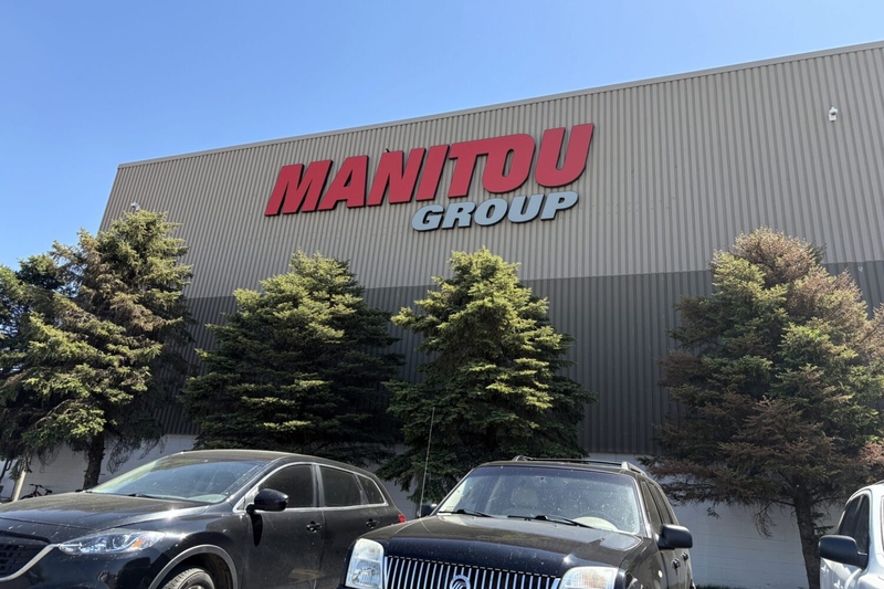 The Manitou Equipment plant in Madison on May 13, 2025. (Joshua Haiar/South Dakota Searchlight)