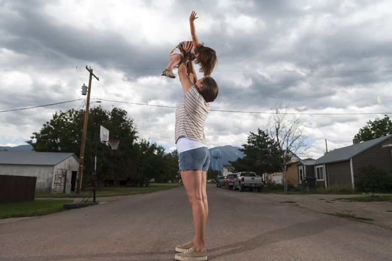 Jonnell Wieder is a member of the Confederated Salish and Kootenai Tribes. Like a lot of Native American people, she relied on Medicaid for herself and daughter Oakleigh McDonald before she lost coverage in 2023. (Tommy Martino for KFF Health News)