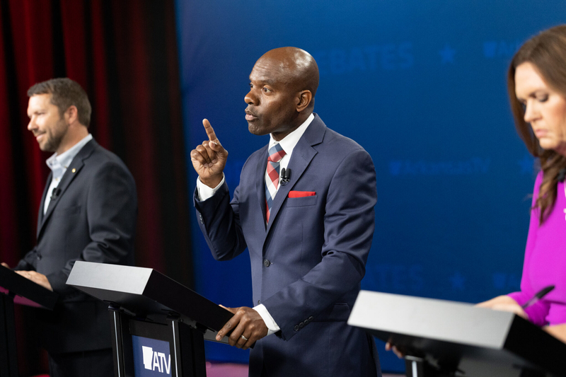 Challengers call Arkansas governor’s policy priorities misplaced in debate