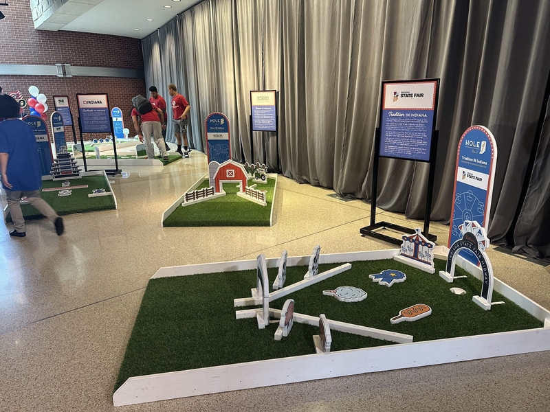 Themed mini golf is Indiana’s exhibit at Great American State Fair