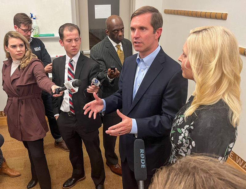 Beshear, Cameron clash on wide range of issues in Northern Kentucky debate