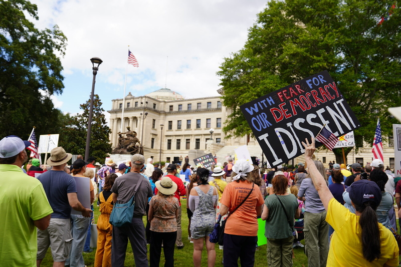 Mississippians protest Trump policies in a national wave of ‘No Kings’ rallies