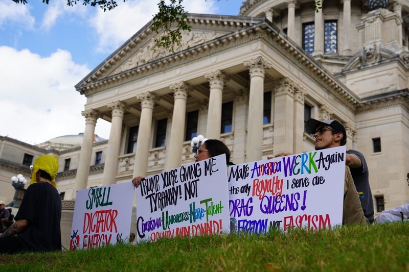 Mississippians protest Trump policies in a national wave of ‘No Kings’ rallies