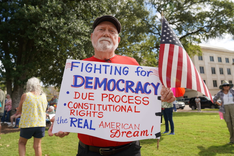 Mississippians protest Trump policies in a national wave of ‘No Kings’ rallies