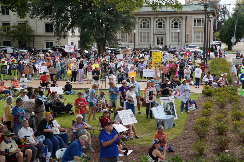 Mississippians protest Trump policies in a national wave of ‘No Kings’ rallies