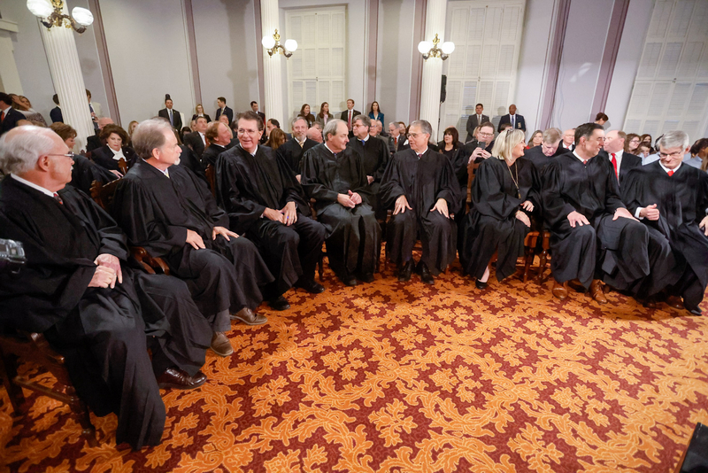 Seated Supreme Court justices