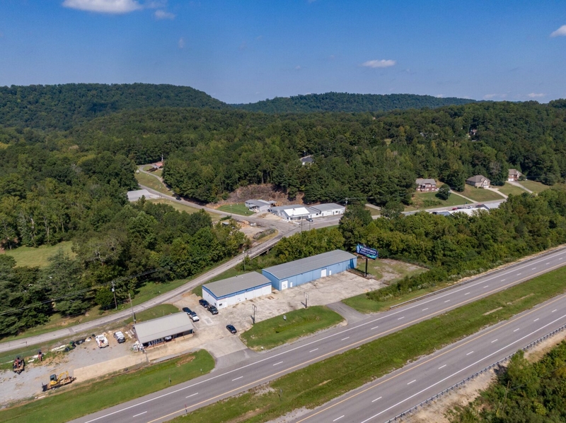 A medical facility seen from the air