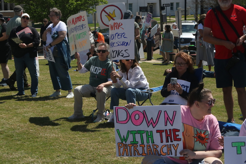 A group of people on a lawn
