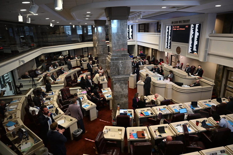 A legislative chamber