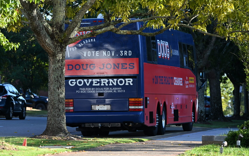 Campaigning around Alabama, Doug Jones tries to open a path for Democrats