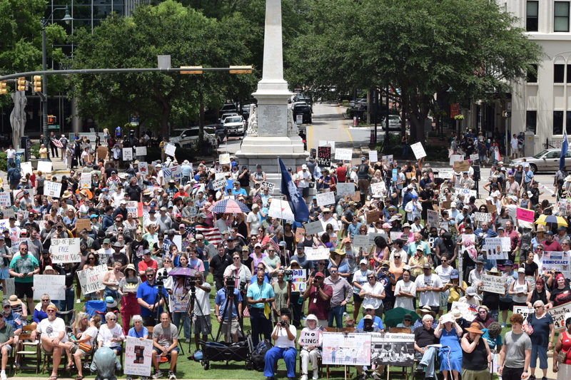 Thousands attend SC ‘No Kings’ protests