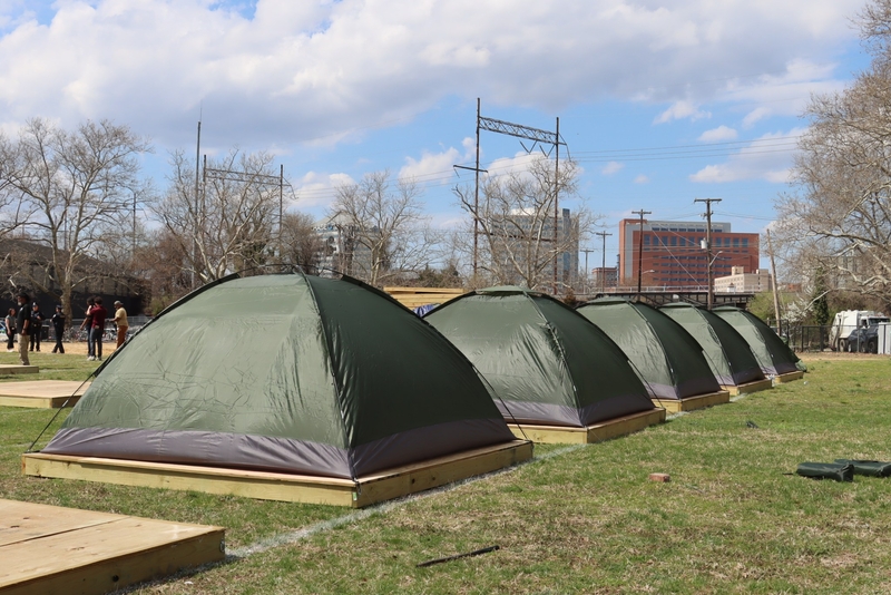 Tensions flare as Wilmington officials move the Christina Park homeless encampment