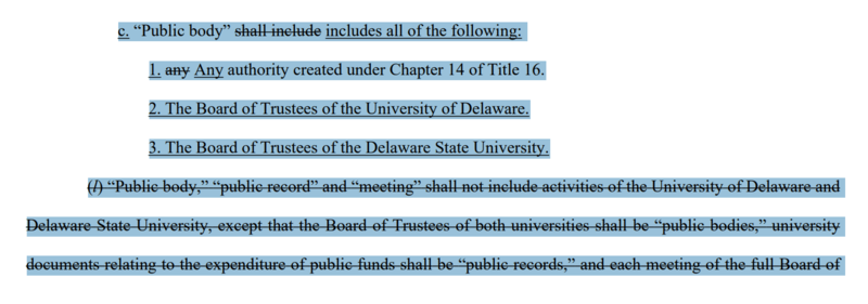 Delaware Senate Dem calls for reforms to state’s transparency law
