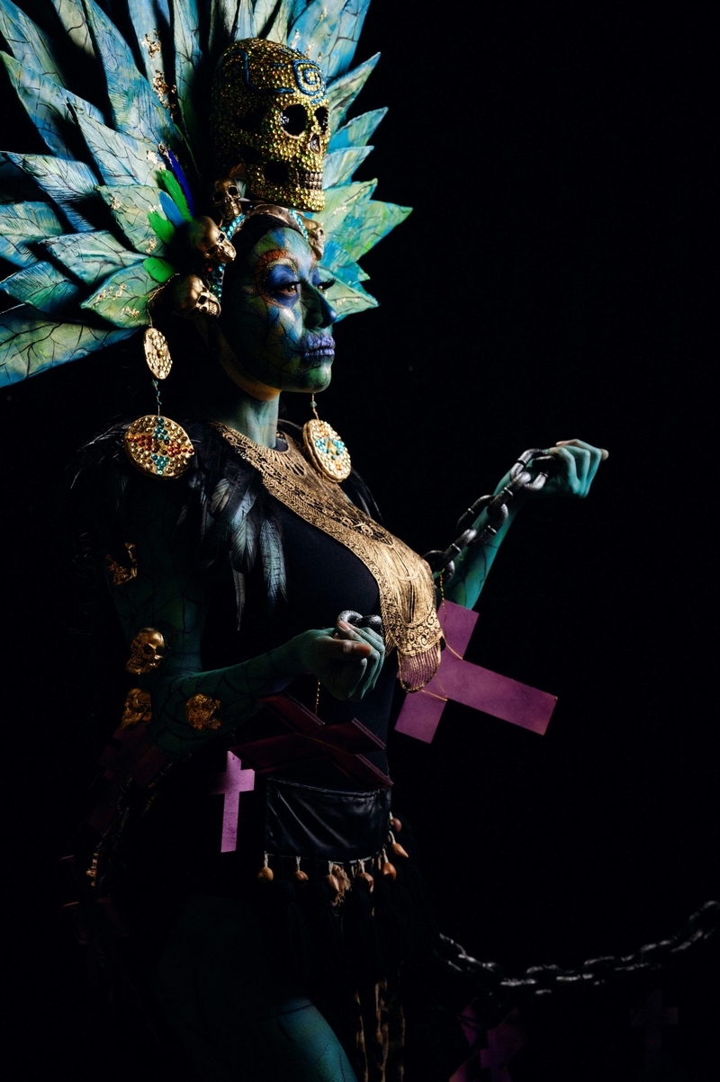 Dayesla Ixtli uses a living canvas to revive, reinterpret mythic women