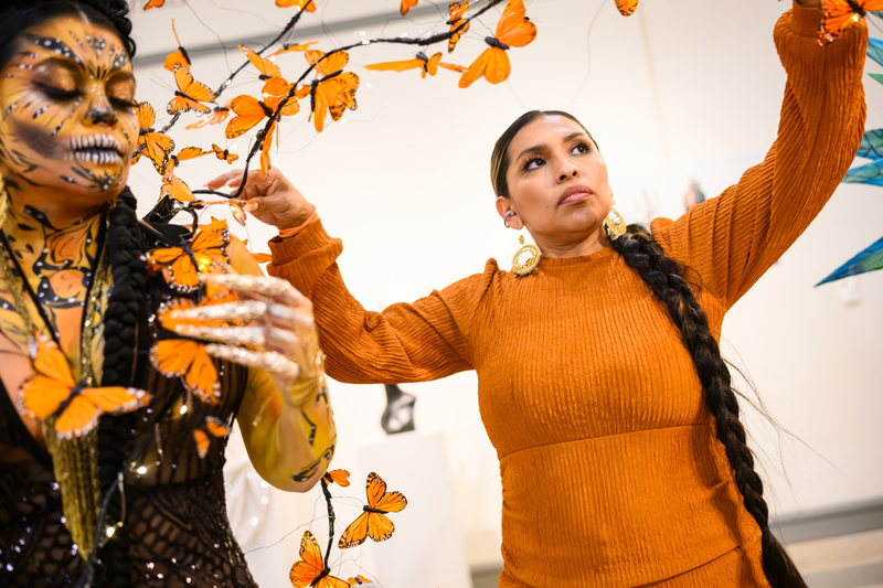 Dayesla Ixtli uses a living canvas to revive, reinterpret mythic women