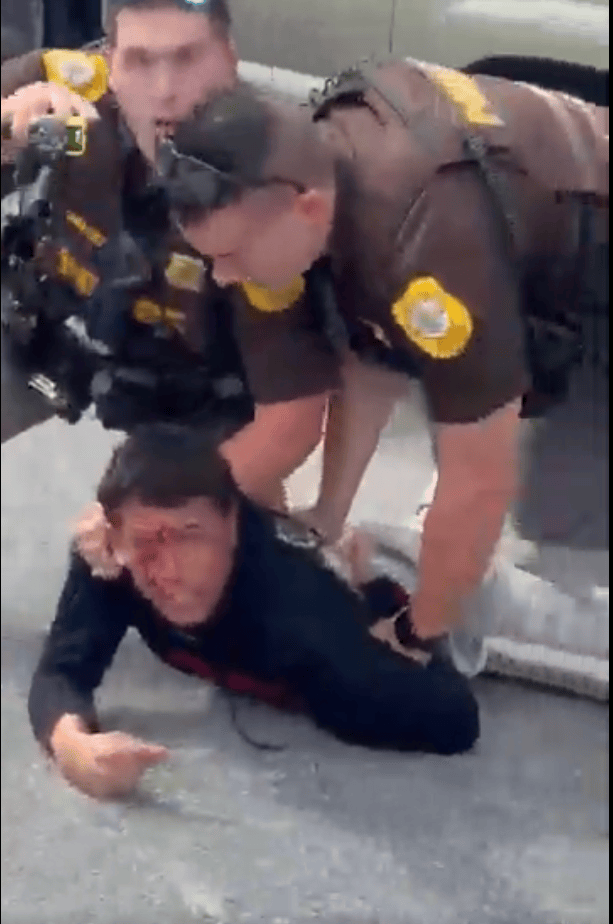 How a traffic stop for a flat tire ended with a Bear driver beaten, arrested