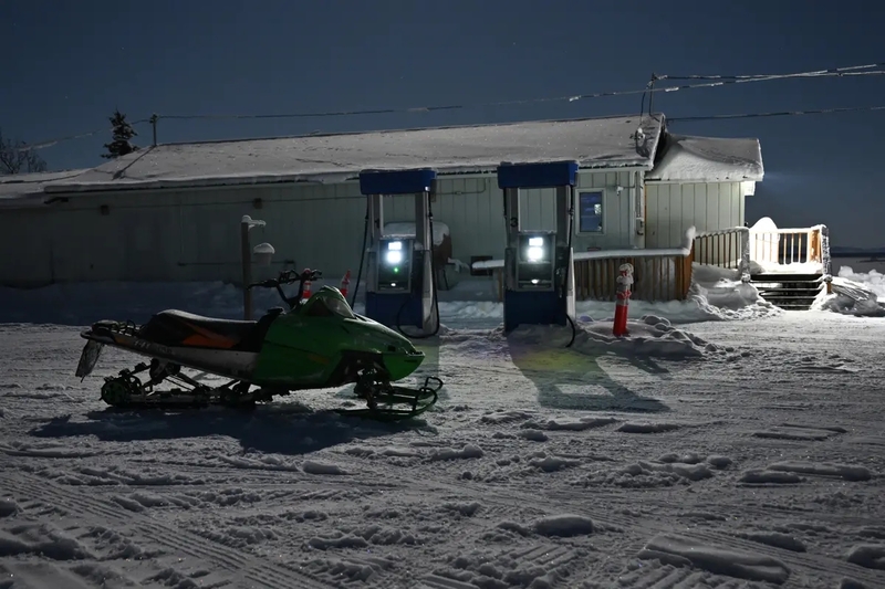 Minto’s household income is about 30% lower than the statewide median, and gas costs $7 a gallon. (Photo by Marc Lester/Anchorage Daily News)