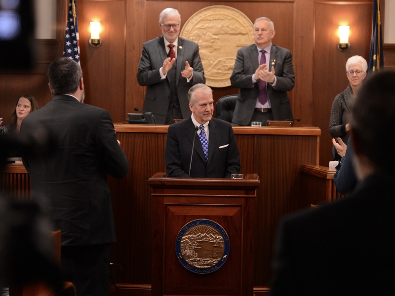 In legislative speech, Dan Sullivan reiterates support for Trump administration, denounces Democrats