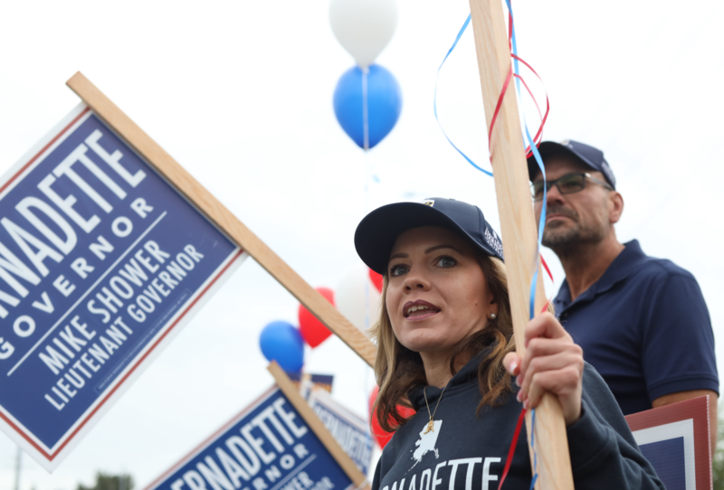 Bernadette Wilson was the top-ranked GOP gubernatorial candidate after last month's primary. (Nathaniel Herz/Anchorage Press)