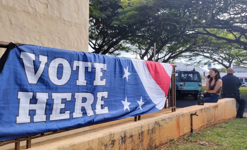 The County Annex building in Lihue, Kauai on Nov. 4, 2024. (Léo Azambuja/Civil Beat/2024)