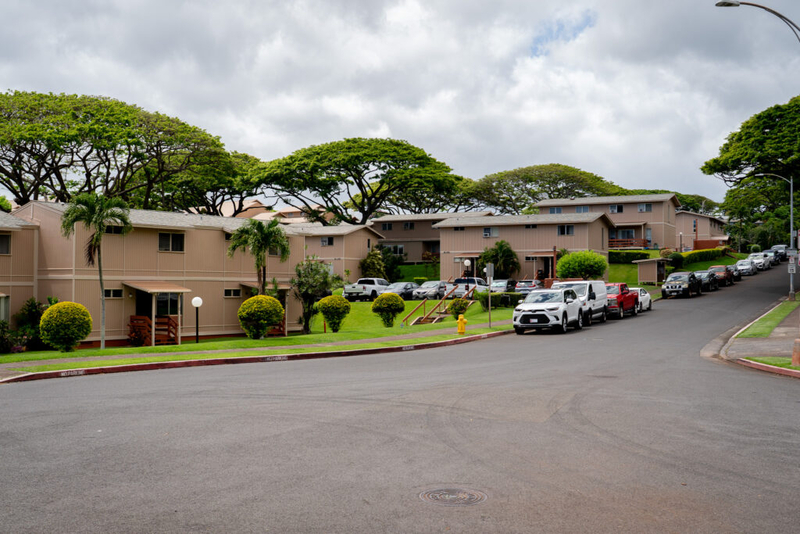 Waiau Gardens Kai townhomes in Pearl City May 27, 2026. (Craig Fujii/Civil Beat/2026)