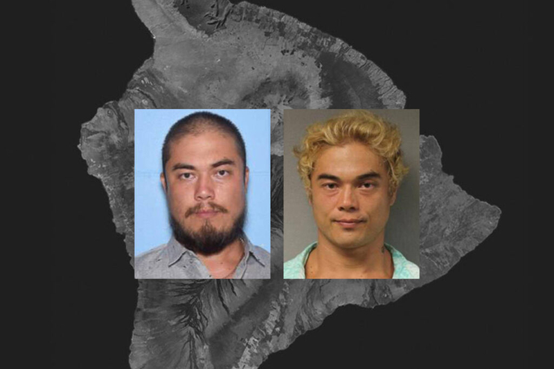 Mug shots of Jacob Baker released by Hawaiʻi police department.