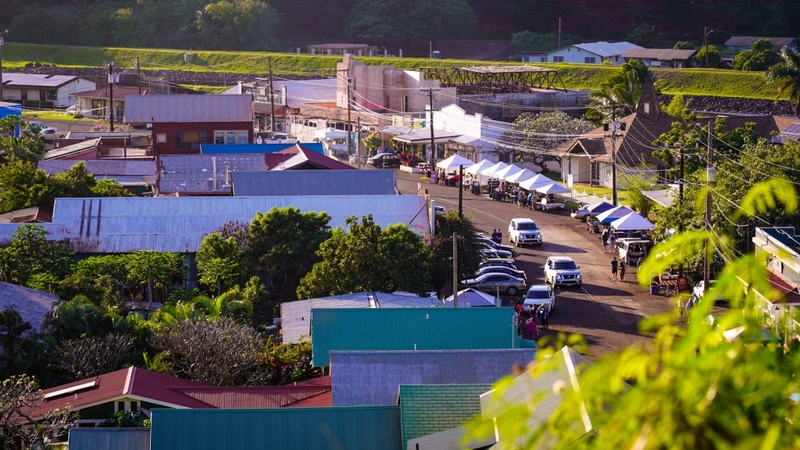 Hanapepe Kauai Fault Lines Art Night Town