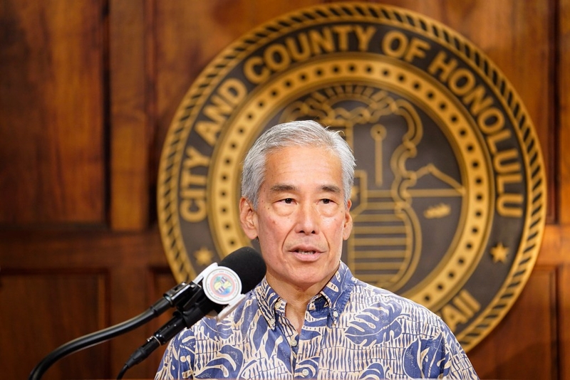 Director of Budget and Fiscal Services Andy Kawano goes over the Executive Program and Budget Fiscal Year 2026 Wednesday, March 5, 2025, in Honolulu. (Kevin Fujii/Civil Beat/2025)