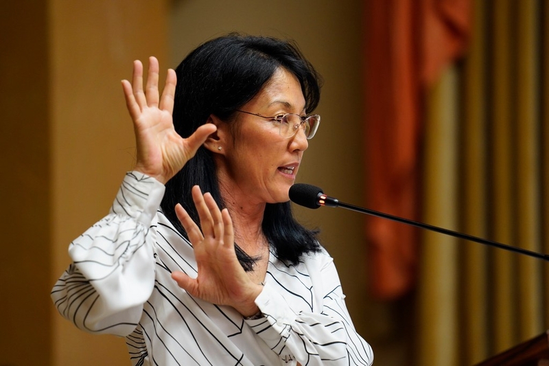 Department of Planning and Permitting Director Dawn Takeuchi Apuna makes a presentation to the Honolulu Council Government Efficiency &amp; Customer Services (GCS) Committee Thursday, Sept. 25, 2025, in Honolulu. (Kevin Fujii/Civil Beat/2025)