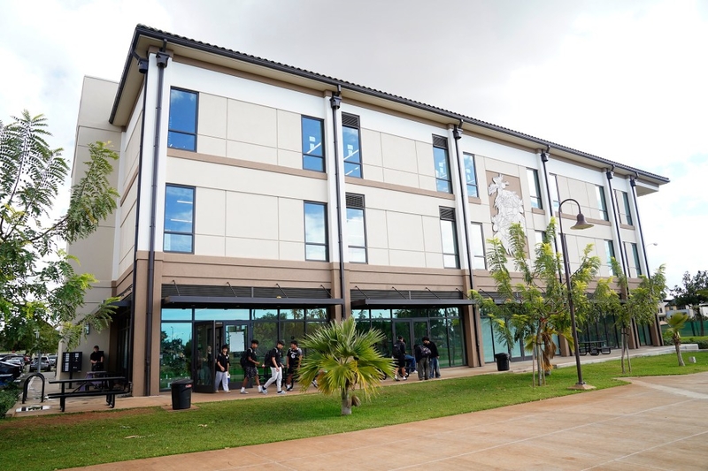 DreamHouse charter high school is photographed Tuesday, Dec. 9, 2025, in Kapolei. (Kevin Fujii/Civil Beat/2025)