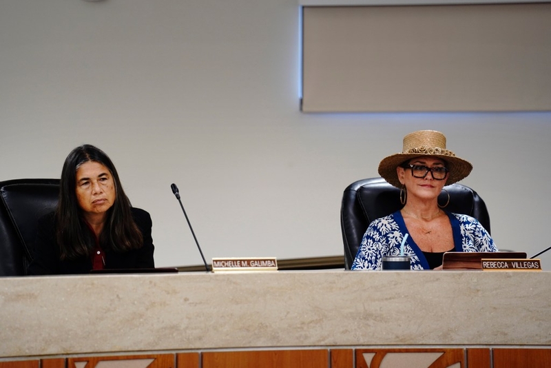 Hawaiʻi County Council members Michelle Galimba, left, and Rebecca Villegas (Kevin Fujii/Civil Beat/2026)