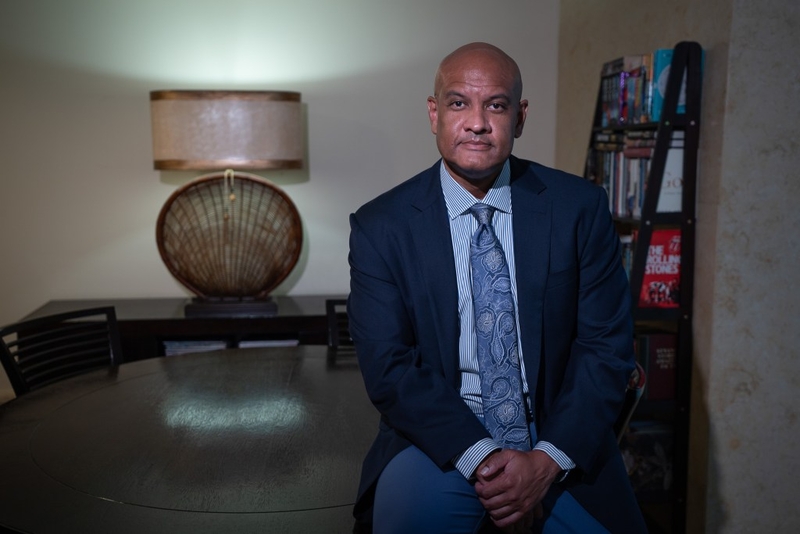 Immigration judge Clarence Wagner was fired without explanation and was not given details on his separation from government. He was photographed at his Honolulu residence June 4, 2026. (Craig Fujii/Civil Beat/2026)