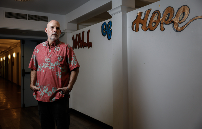Brian Baker, president and CEO of Hina Mauka, is photographed at Hina Mauka, Monday, Oct. 26, 2026, in Kāneʻohe. (Jamm Aquino/Civil Beat/2026)
