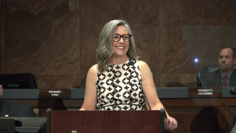 As Hobbs touted her vision of Arizona’s future, Republicans gave her a chilly reception