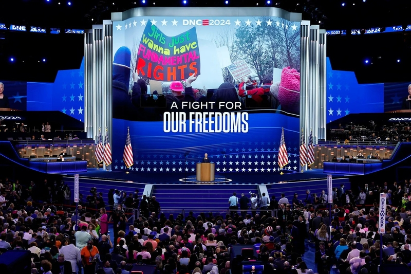 Abortion is front and center at the DNC — and the message is about freedom