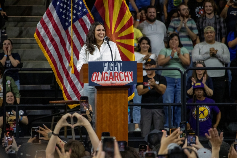 Sanders, Ocasio-Cortez rally thousands at ASU against ‘billionaires buying elections’