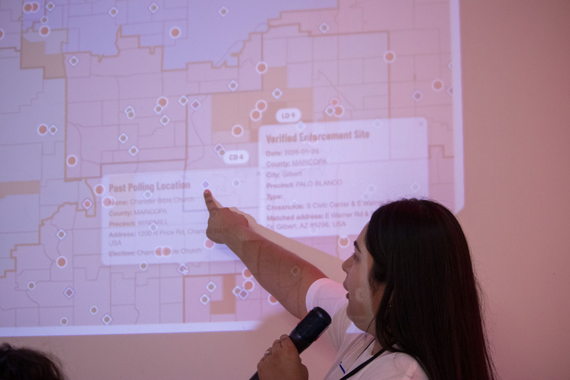 Fearing troops or ICE at the polls, Arizona organizers train hundreds as election observers