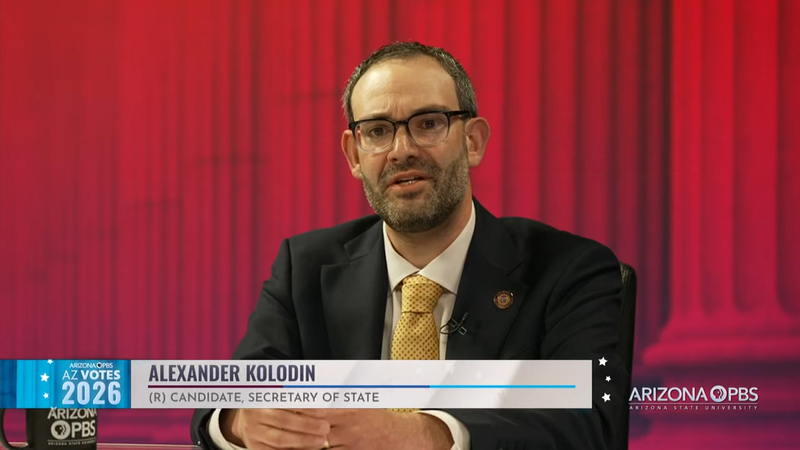 GOP secretary of state hopeful Alex Kolodin won’t say Arizona elections are secure