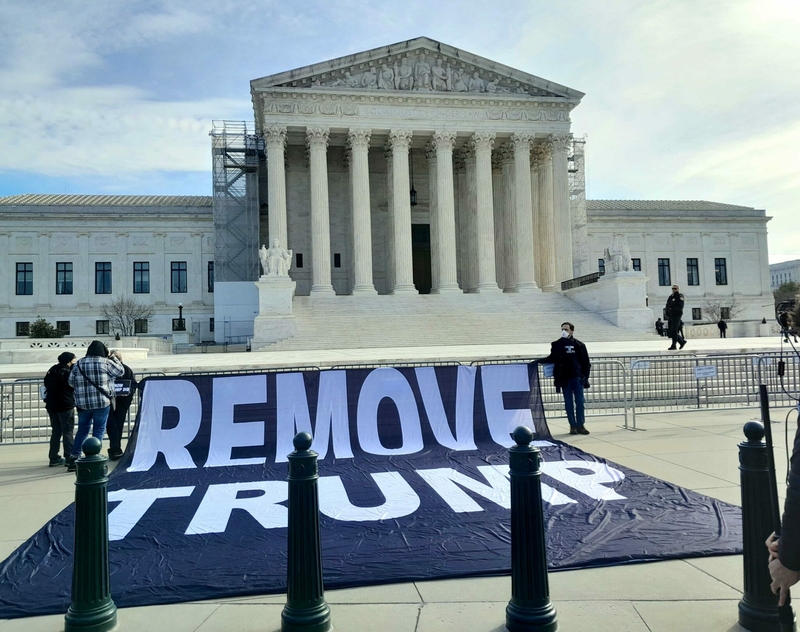 US Supreme Court appears skeptical of Colorado ruling in Trump disqualification case