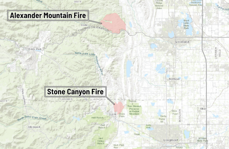 3 wildfires force evacuations along Colorado’s Front Range amid hot, dry conditions