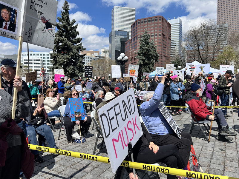 Thousands gather in Denver to protest against Trump administration policies