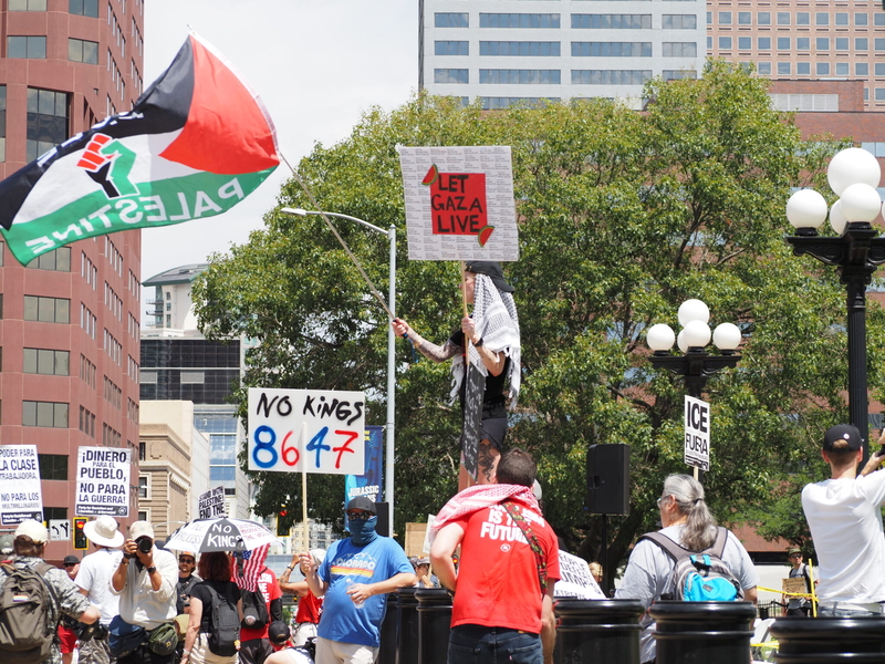 Anti-Trump demonstrators gather in Denver to ‘Rage Against the Regime’